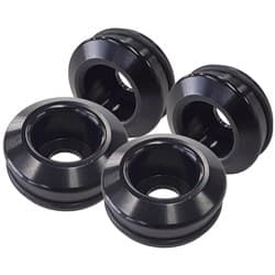 Nissan S14 S15 fuel injector inserts 4 x pieces Black anodi