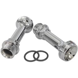 REPLACEMENT -8 ORB LEG CHROME FUEL LOG 64-2037 HOLLEY HP