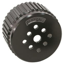 Water pump Gilmer Drive pulleyanodised BLACK SBC/BBC All,