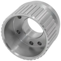Ford Crank Gilmer pulley anodised silver Wind / Clev