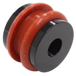 EXHAUST HANGERS VIBRATION DAMPER WITH BLACK INSERT