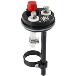 CONVERSION 40mm FUEL PUMP HANGER DUAL UNDER CAR SURGE TANK Aeroflow - AF 59-5244BLK