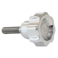 Polished bottle bracket nut suits AF6400