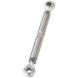 S/S 3/8" EYELET ADJUST ROD END168mm / 6.625" + 1" ADJUSTMENT