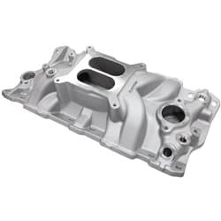 SBC STREET INTAKE MANIFOLD DUAL PLANE CHEV 350 NATURAL