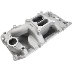 BBC AIR GAP INTAKE MANIFOLD DUAL PLANE CHEV 454 NATUR OVAL
