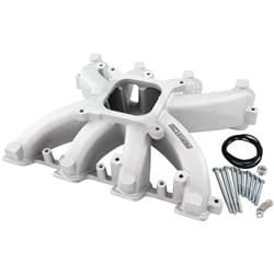 GM LS CARBY INTAKE MANIFOLD RECTANGLE PORT NON-EFI LS3 NATURAL Aeroflow- AF 6040-6000