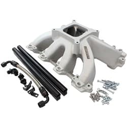 GM LS CARBY INTAKE MANIFOLD CATHEDRAL HI RISE EFI LS1 LS2 NATURAL Aeroflow - AF6050-5001