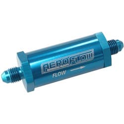 -4AN TURBO INLINE OIL FILTER BLUE 30 MICRON WASHABLE
