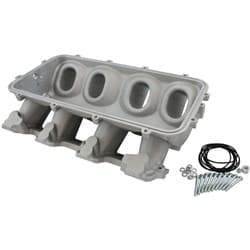 LOW RISE NON EFI GM LS BASE MODULAR INTAKE MANI CATHEDRAL PORT NATURAL AF 6079-5000