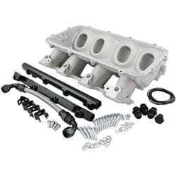 LOW RISE EFI GM LS BASE INTAKEMODULAR MANIFOLD RECTANGLE PORT NATURAL AF 6079-6003