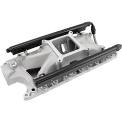 SBF EFI AIR GAP INTAKE MANIFOLSINGLE PLANE WINDSOR NATURAL FORD 302 - AF6090-2000