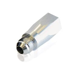 CHECK VALVE INLINE -6AN SILVER Female to Male -6AN