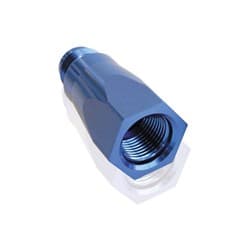 CHECK VALVE INLINE -8AN BLUE Female to Male -8AN