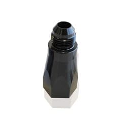 CHECK VALVE INLINE -8AN BLACK Female to Male -8AN