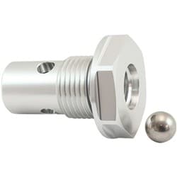 -10ORB TO -6ORB ROLL OVER VALVE SILVER