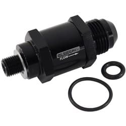 M10 X 1.0MM X -6AN CHECK VALVEBLACK MALE TO MALE BOSCH PUMP