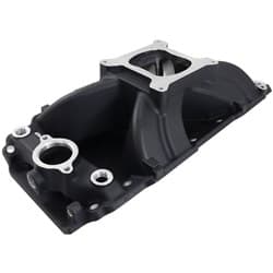 BBC HI RISE INTAKE MANIFOLD SINGLE PLANE OVAL 454 BLACK