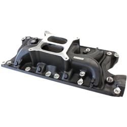 SBF STREET INTAKE MANIFOLD DUAL PLANE FORD 302 BLACK