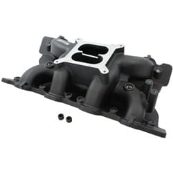 FORD CLEVELAND AIR GAP INTAKE MANIFOLD DUAL PLANE BLACK 351C Aeroflow - AF6210-2002