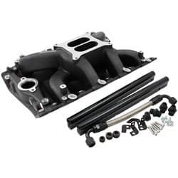 HOLDEN 304 EFI INTAKE MANIFOLDDUAL PLANE AIR GAP BLACK VN