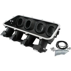 LOW RISE NON EFI GM LS BASE MODULAR INTAKE MANI CATHEDRAL PORT BLACK AF 6279-5000