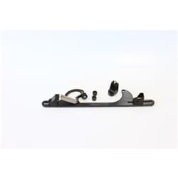 BILLET THROTTLE CABLE BRACKET BLACK SUITS 4150 STYLE