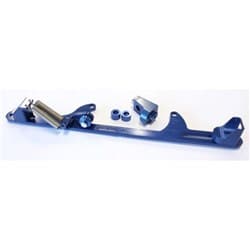 BILLET THROTTLE CABLE BRACKET BLUE SUITS 4500 STYLE