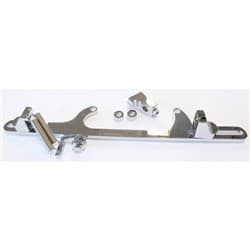 BILLET THROTTLE CABLE BRACKET CHROME SUITS 4500 STYLE