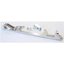 BILLET THROTTLE CABLE BRACKET SILVER SUITS 4500 STYLE