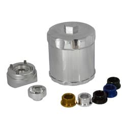 AEROFLOW OIL FILTER POLISHED 3/4,13/16, M18,M20 & M22X1.5