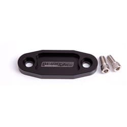 BILLET FUEL PUMP BLOCK OFF BLACK SUIT 302 351C