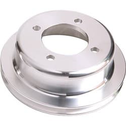 BILLET CRANK V PULLEY 4 BOLT POLISHED SUIT 302 351C FORD