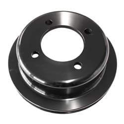 BILLET CRANK V PULLEY 4 BOLT BLACK SUIT 302 351C FORD
