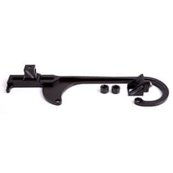 BILLET THROTTLE CABLE BRACKET BLACK SUITS 4150 STYLE CARBS