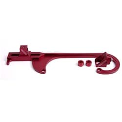 BILLET THROTTLE CABLE BRACKET RED SUITS 4150 STYLE CARBS