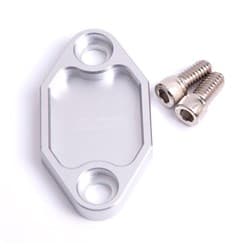 BILLET FUEL PUMP BLOCK OFF PLATE SILVER SUITS HOLDEN 308