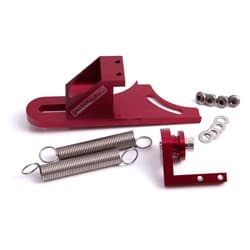 THROTTLE RETURN SPRING BRACKETRED SUITS 4150 STYLE CARBS