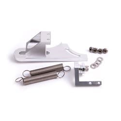 THROTTLE RETURN SPRING BRACKETSILVER SUITS 4150 STYLE CARBS