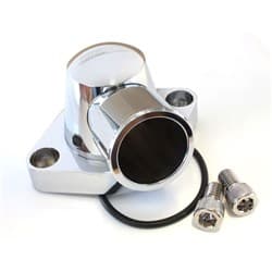 BILLET THERMOSTAT HOUSING SBC BBC HOLDEN CHROME SWIVEL