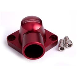 BILLET THERMOSTAT HOUSING SBC BBC HOLDEN RED SWIVEL
