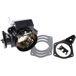 GM LS 95MM THROTTLE BODY BLACK USES STD IDLE & TPS