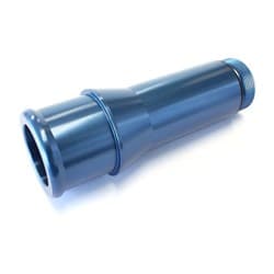 1.5" RADIATOR HOSE ADAPTER BLUE LONG 4.5" LENGTH CVR