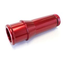 1.5" RADIATOR HOSE ADAPTER RED LONG 4.5" LENGTH CVR