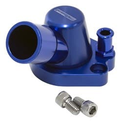 BILLET THERMOSTAT HOUSING BLUEHOLDEN V8 HEATER 90 DEG SWIVEL253 308 Aeroflow - AF 64-2091