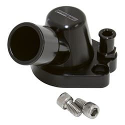 BILLET THERMOSTAT HOUSING BLACHOLDEN V8 HEATER 90 DEG SWIVEL253 308 Aeroflow AF 64-2091BLK