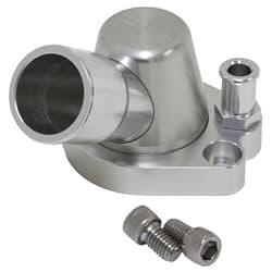 BILLET THERMOSTAT HOUSING SILVHOLDEN V8 HEATER 90 DEG SWIVEL253 308 Aeroflow - AF 64-2091S