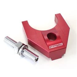 BILLET DISTRIBUTOR HOLD DOWN RED LARGE V2 WINDSOR & 351C