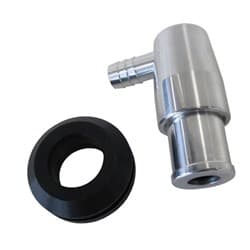 BILLET PCV VALVE SUITS 1-1/4" HOLES IN COVER 3/8" MALE BARB