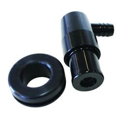 BILLET PCV VALVE SUITS 1-1/4" HOLES IN COVER 3/8" MALE BARB